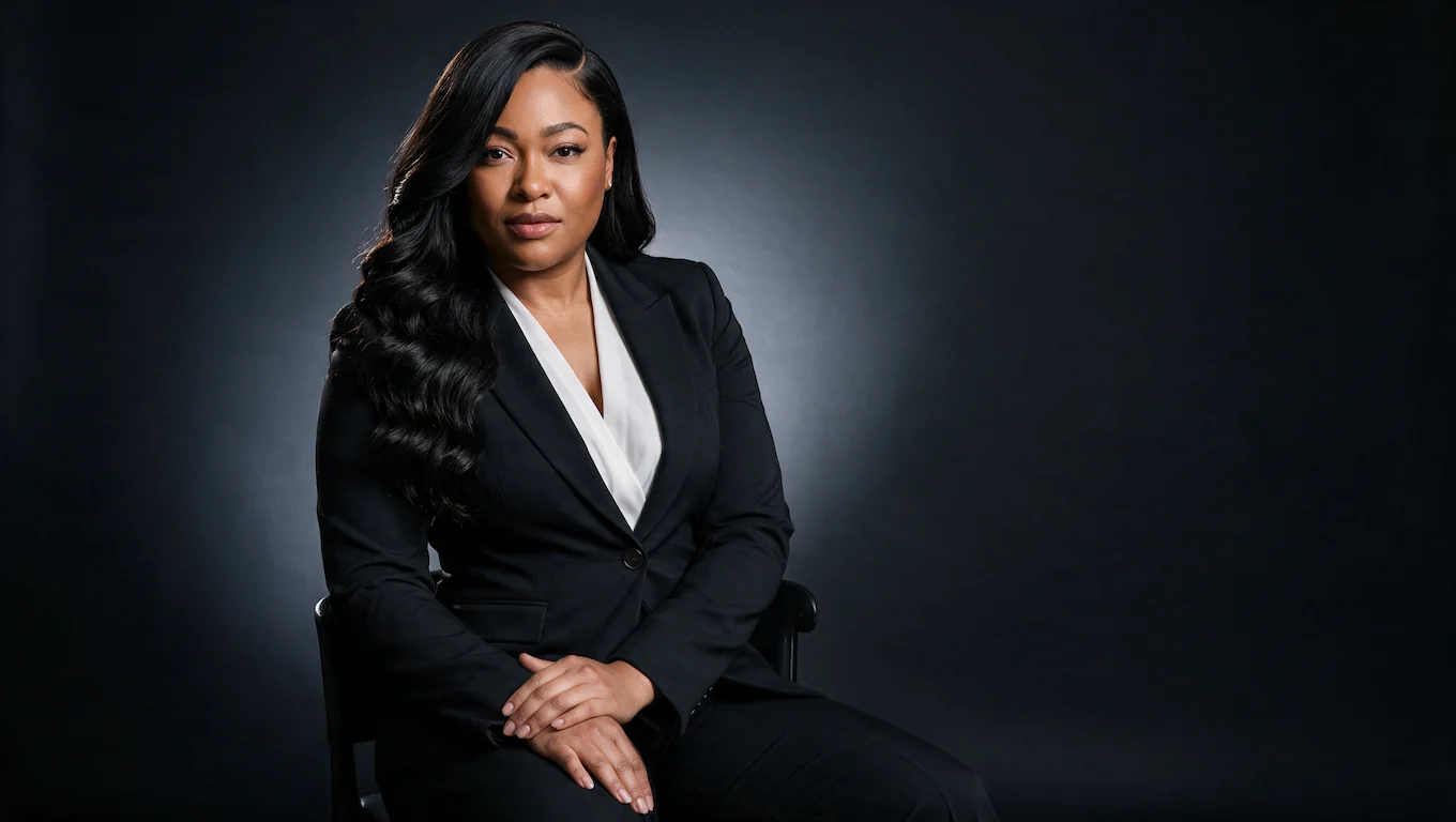 Studio portrait of Aysia Fields.